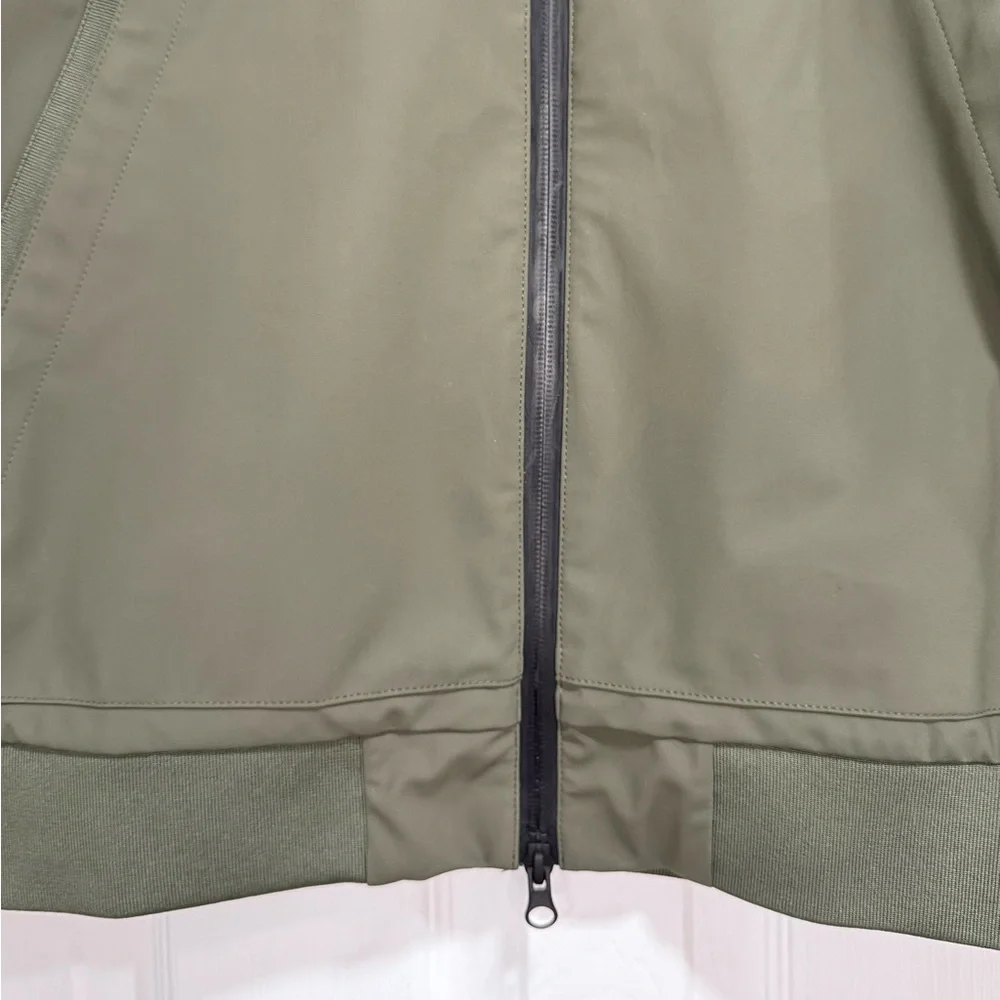Olive Green Men's Windbreaker Jacket